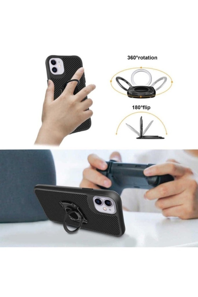 Apple iPhone 12 Uyumlu Kılıf Zore Timo Kapak