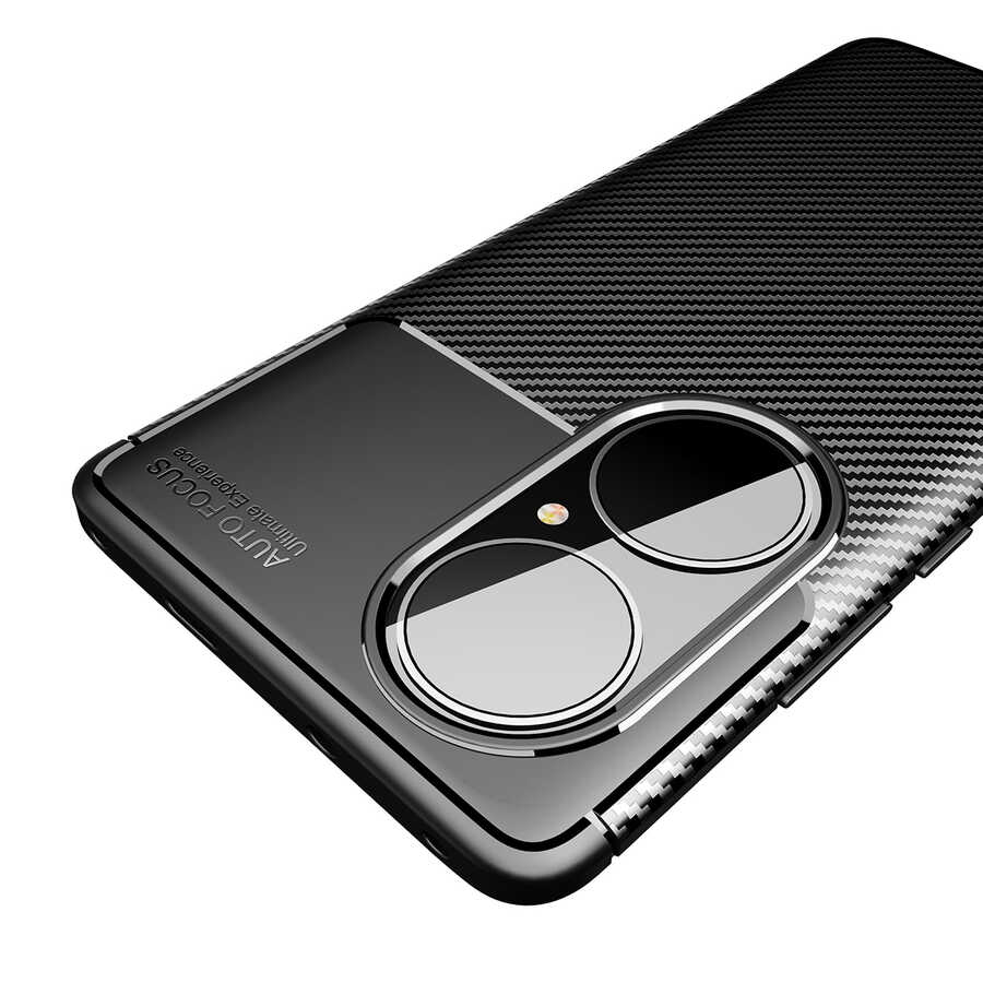 Huawei P50 Pro Uyumlu Kılıf Zore Negro Silikon Kapak - 7