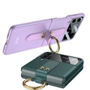Samsung Galaxy Z Flip 3 Uyumlu Kılıf Zore Flip Ring Kıpta Kapak - 2