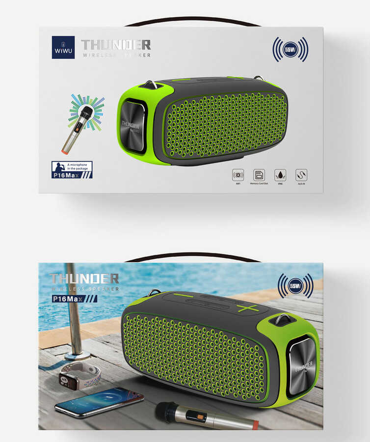 Wiwu P16 Max Bluetooth Speaker Hoparlör - 5