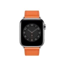 Apple Watch 7 45mm Uyumlu Wiwu Attleage Watchband Hakiki Deri Kordon - 5
