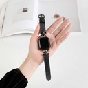 ​​​Apple Watch 42mm Uyumlu KRD-53 Deri Kordon - 7