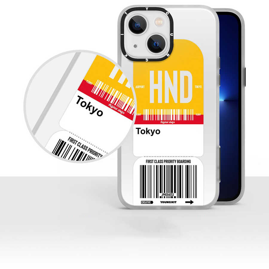 Apple iPhone 13 Uyumlu Kılıf YoungKit Any Time Trip Serisi Kapak - 5