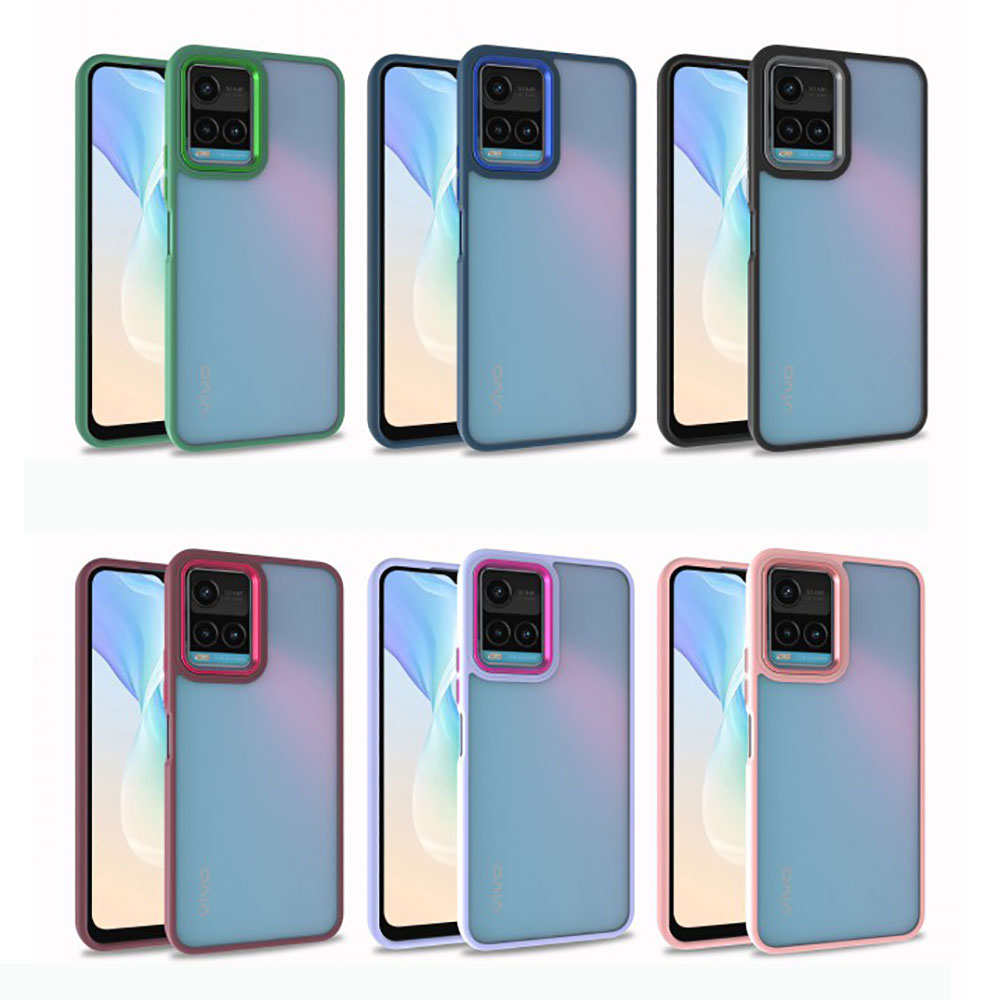 Vivo Y21S Uyumlu Kılıf Zore Flora Kapak - 1