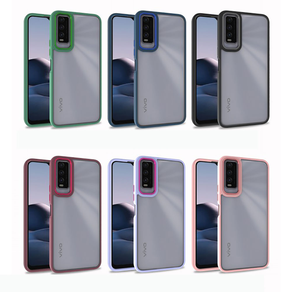 Vivo Y20 Uyumlu Kılıf Zore Flora Kapak - 1