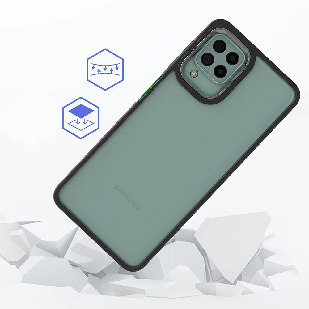 Samsung Galaxy M32 Uyumlu Kılıf Zore Flora Kapak - 1