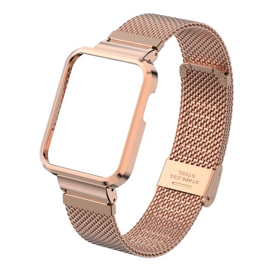 Xiaomi Redmi Watch Uyumlu (Mi Watch Lite) Zore KRD-59 Metal Kordon - 2
