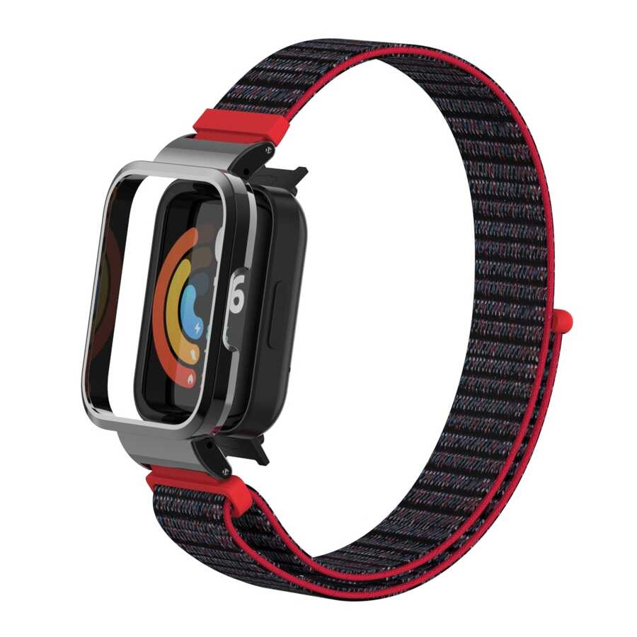 Xiaomi Redmi Watch Uyumlu (Mi Watch Lite) Zore KRD-61 Hasır Kordon - 3