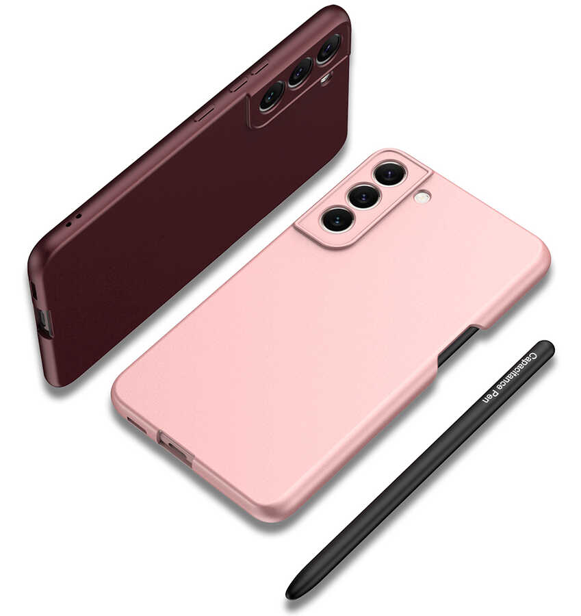 Samsung Galaxy S22 Plus Uyumlu Kılıf Zore Kalemli Kıpta Kapak - 1