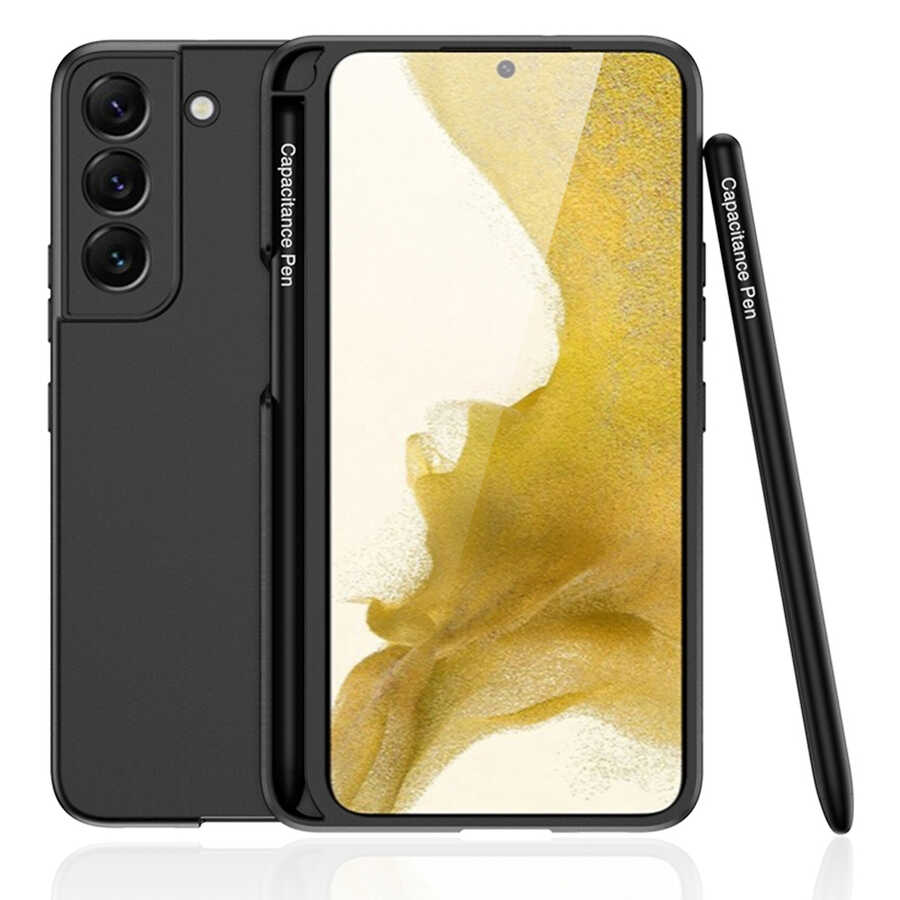 Samsung Galaxy S22 Plus Uyumlu Kılıf Zore Kalemli Kıpta Kapak - 3