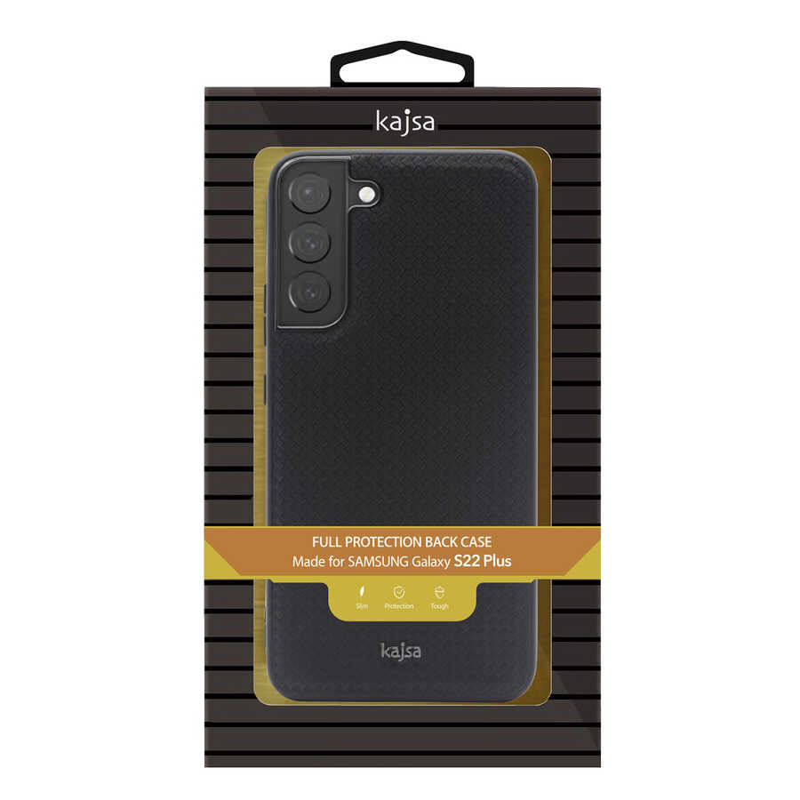 Samsung Galaxy S22 Uyumlu Kılıf Kajsa Preppie Serisi Dark Kapak - 6