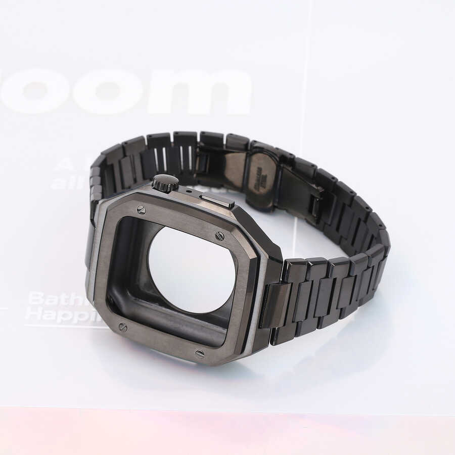 Apple Watch 7 45mm Uyumlu Zore KRD-64 Metal Kordon - 9