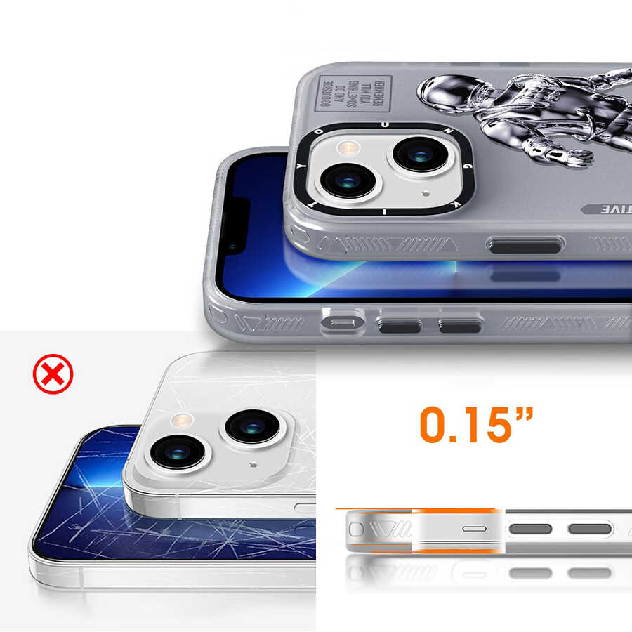 Apple iPhone 13 Uyumlu Kılıf YoungKit Klasik Serisi Kapak - 9