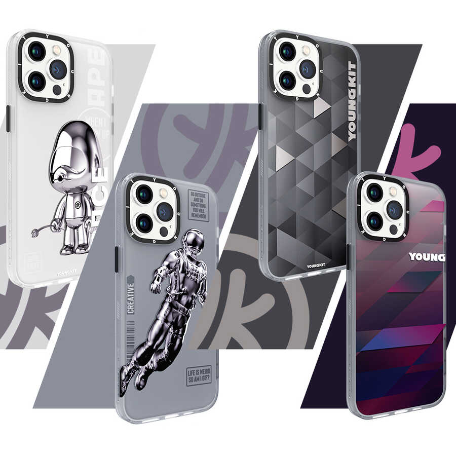 Apple iPhone 13 Pro Uyumlu Kılıf YoungKit Klasik Serisi Kapak - 13