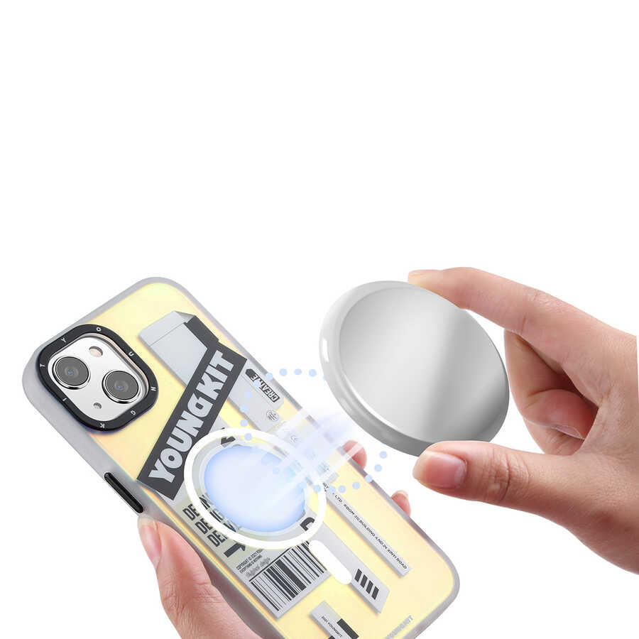 Apple iPhone 13 Uyumlu Kılıf YoungKit Fashion Culture Time Serisi Kapak - 12