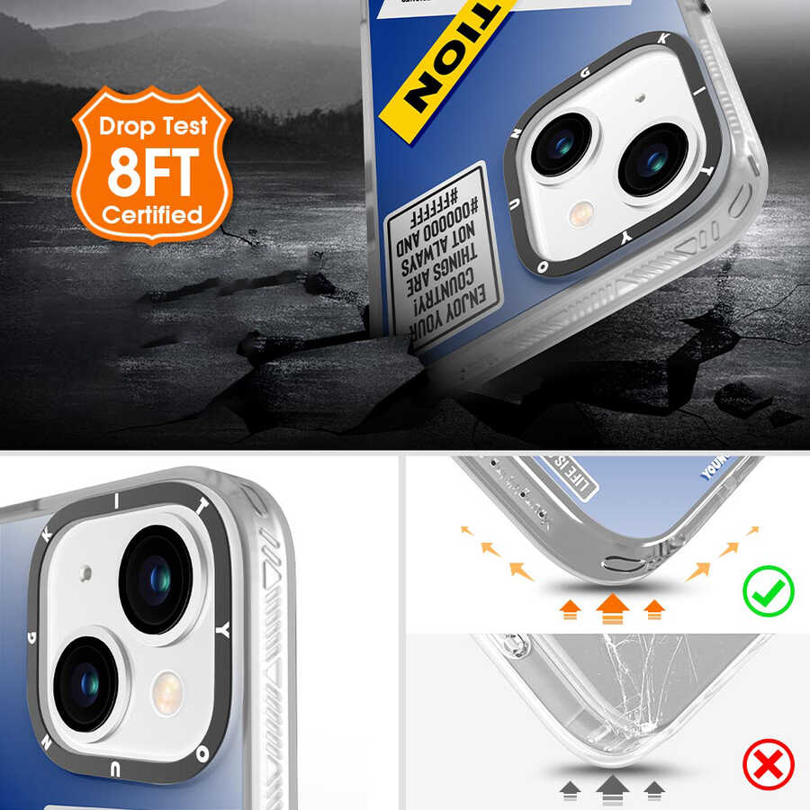 Apple iPhone 13 Uyumlu Kılıf YoungKit Holiday Serisi Kapak - 3