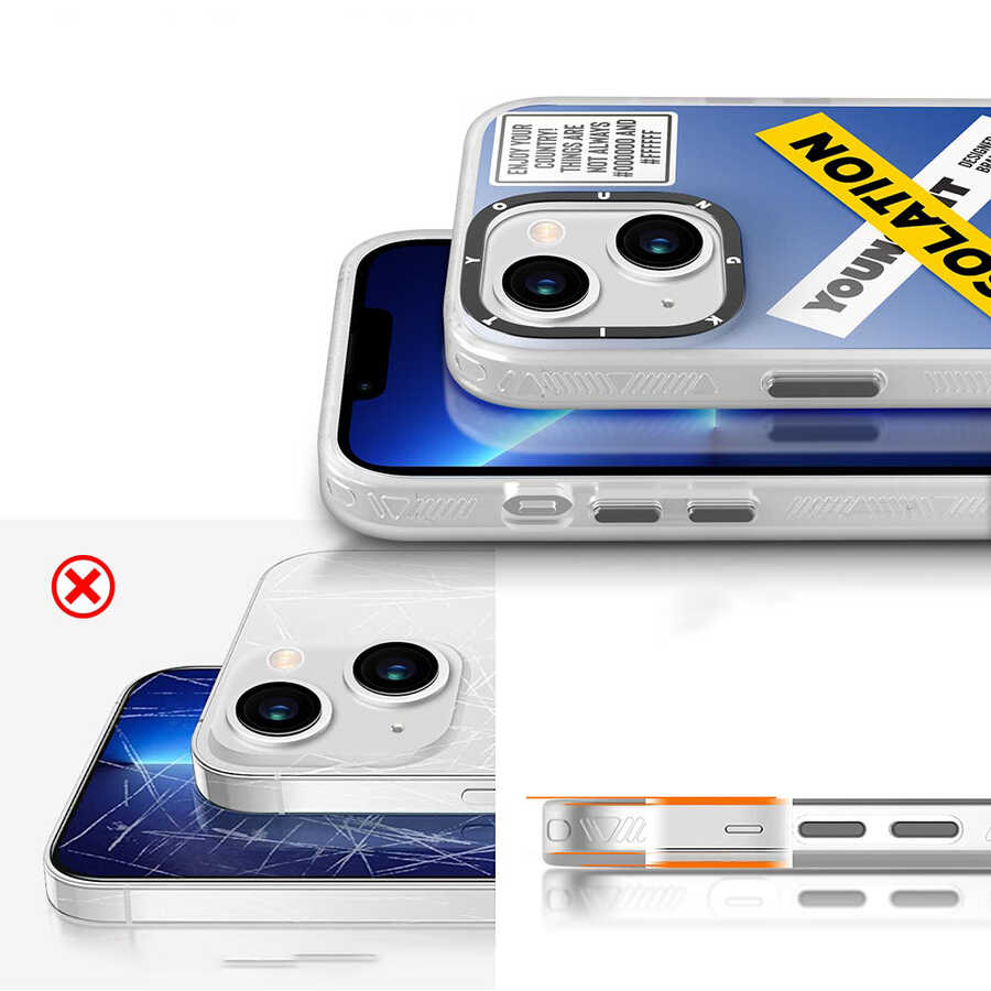 Apple iPhone 13 Uyumlu Kılıf YoungKit Holiday Serisi Kapak - 4