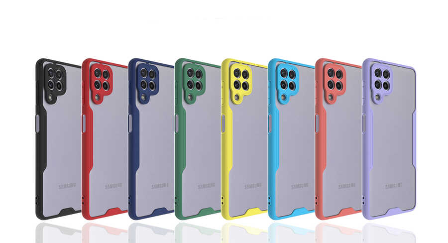 Samsung Galaxy M22 Uyumlu Kılıf Zore Parfe Kapak - 1