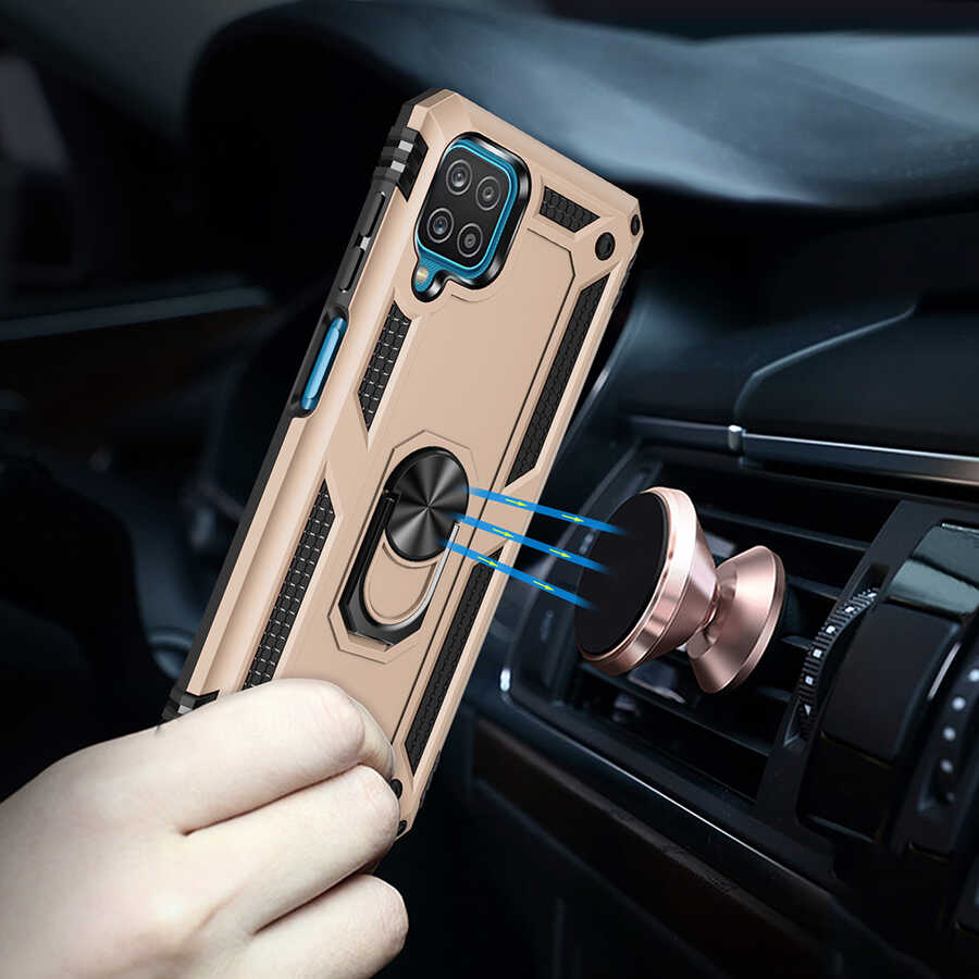Samsung Galaxy M22 Uyumlu Kılıf Zore Vega Kapak - 5