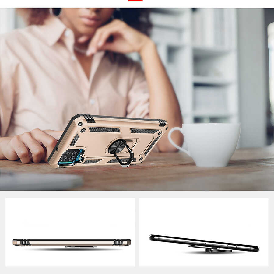 Samsung Galaxy M22 Uyumlu Kılıf Zore Vega Kapak - 8
