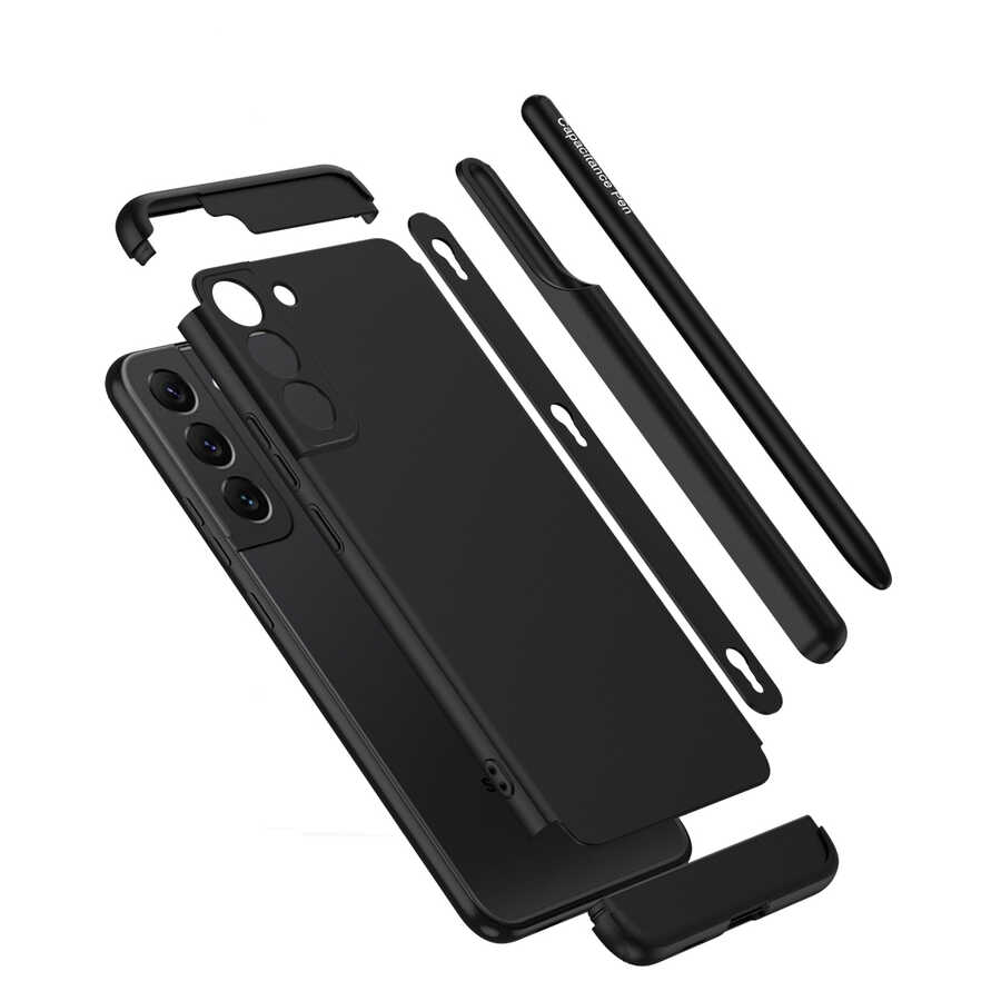 Samsung Galaxy S22 Plus Uyumlu Kılıf Zore Kalemli Ays Kapak - 4