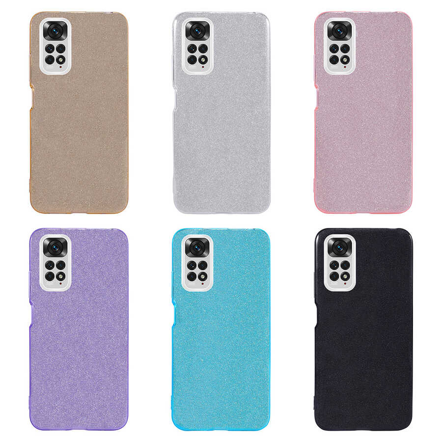 Xiaomi Redmi Note 11 Global Uyumlu Kılıf Zore Shining Silikon - 1