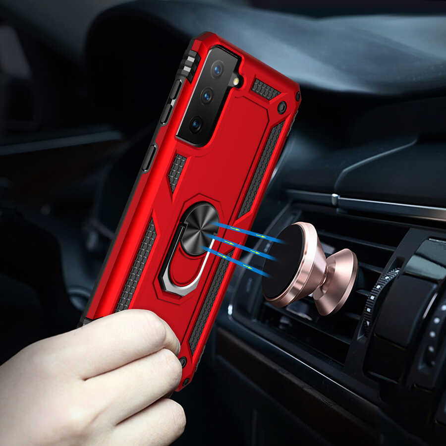 Samsung Galaxy S21 FE Uyumlu Kılıf Zore Vega Kapak - 4