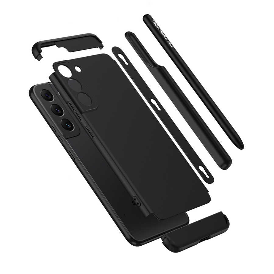 Samsung Galaxy S22 Uyumlu Kılıf Zore Kalemli Ays Kapak - 2