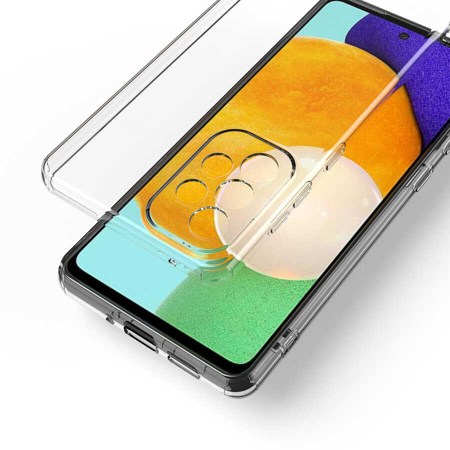 Samsung Galaxy A73 Uyumlu Kılıf Zore Kamera Korumalı Süper Silikon Kapak - 1