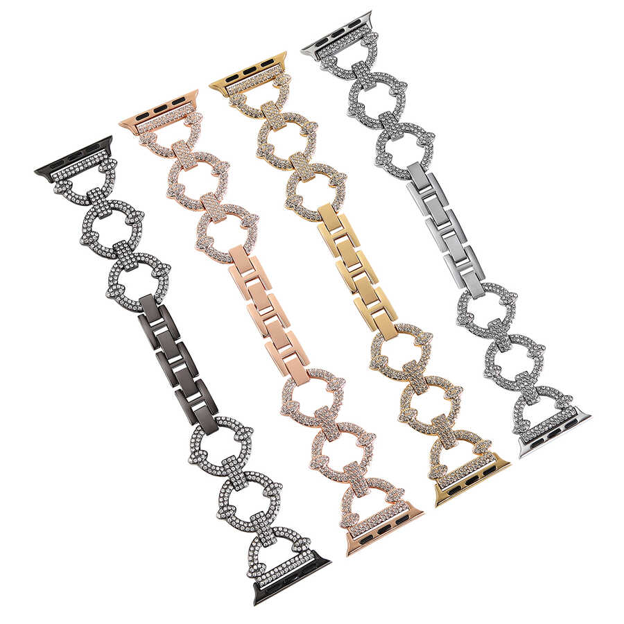 ​​​Apple Watch 40mm Uyumlu KRD-57 Metal Kordon - 4