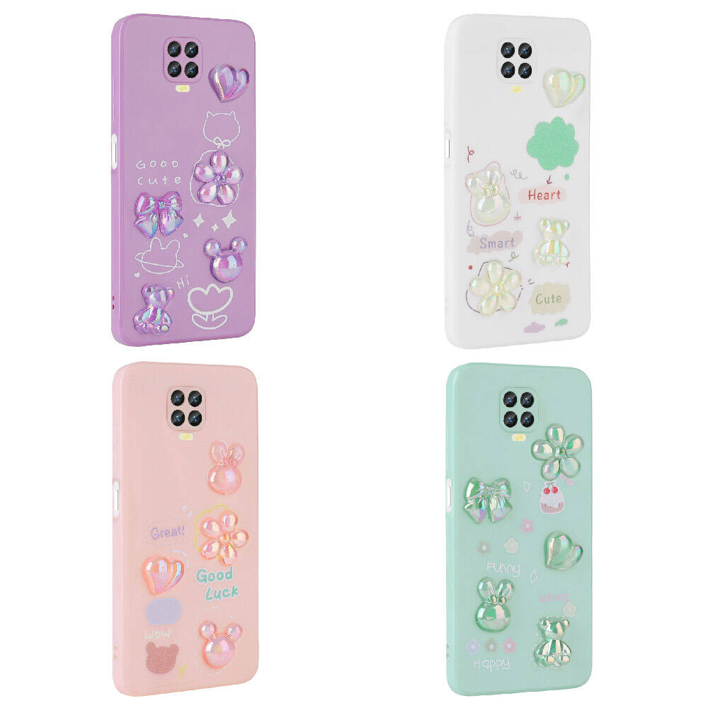 Xiaomi Redmi Note 9 Pro Uyumlu Kılıf Kabartma Figürlü Parlak Zore Toys Silikon Kapak - 1