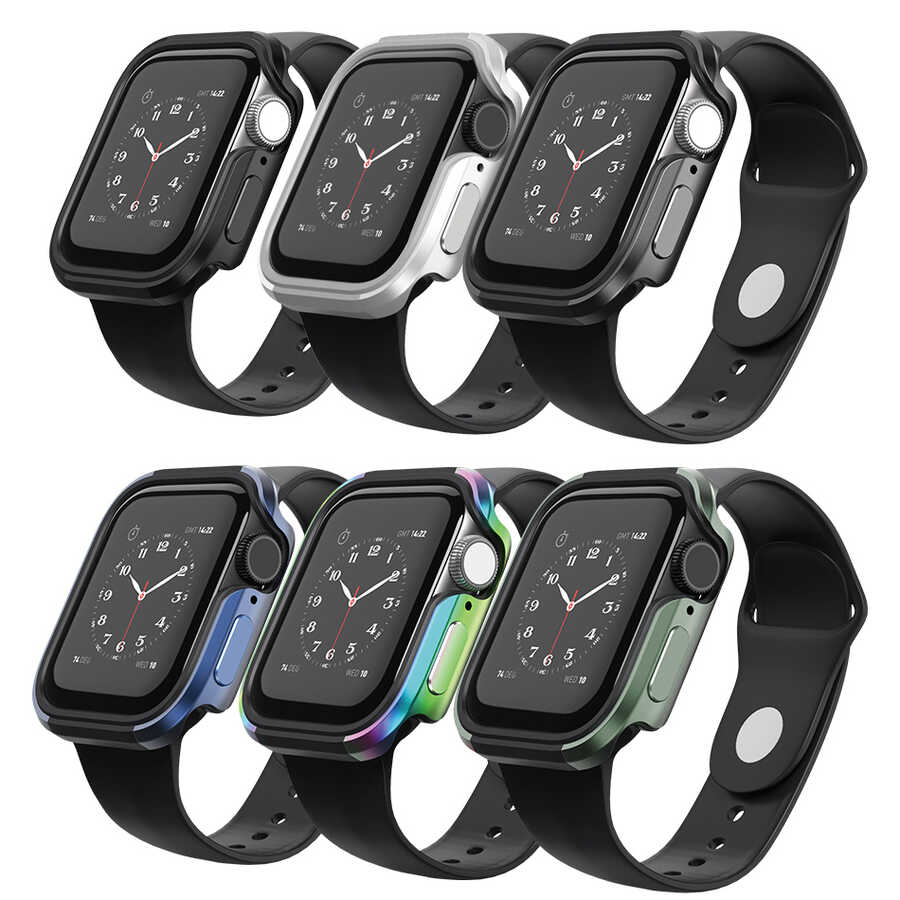 Apple Watch 7 41mm Uyumlu Wiwu Defense Watch Kapak - 9