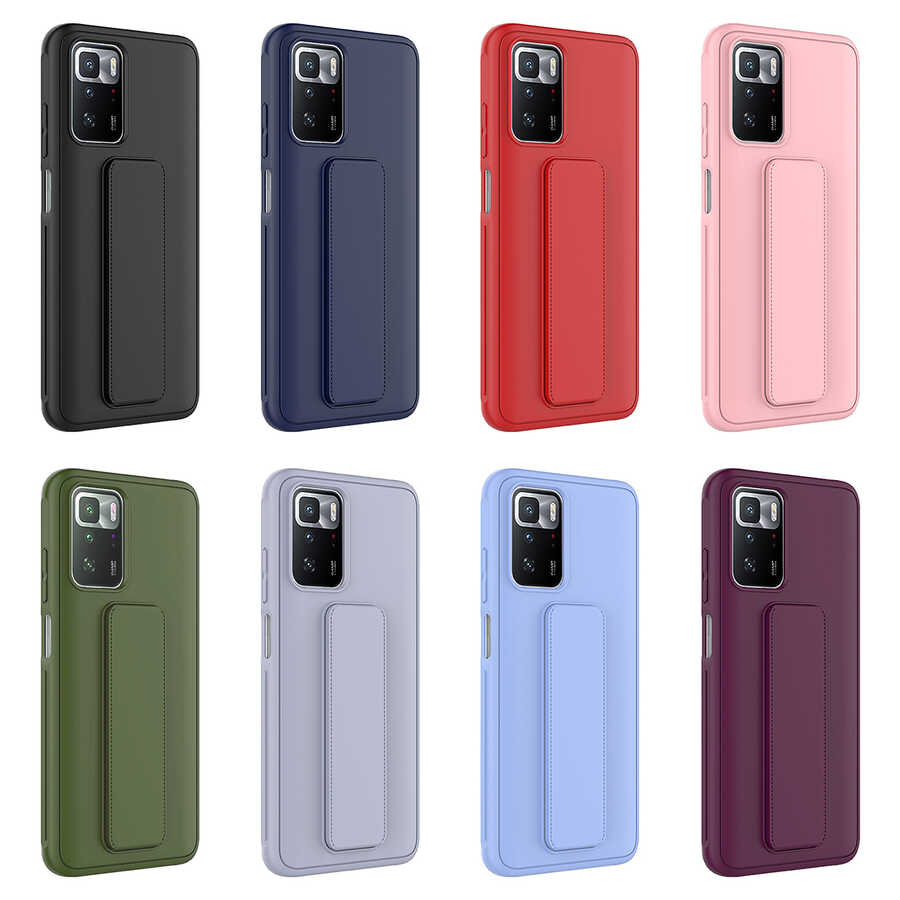 Xiaomi Redmi 10 Uyumlu Kılıf Zore Qstand Kapak - 2