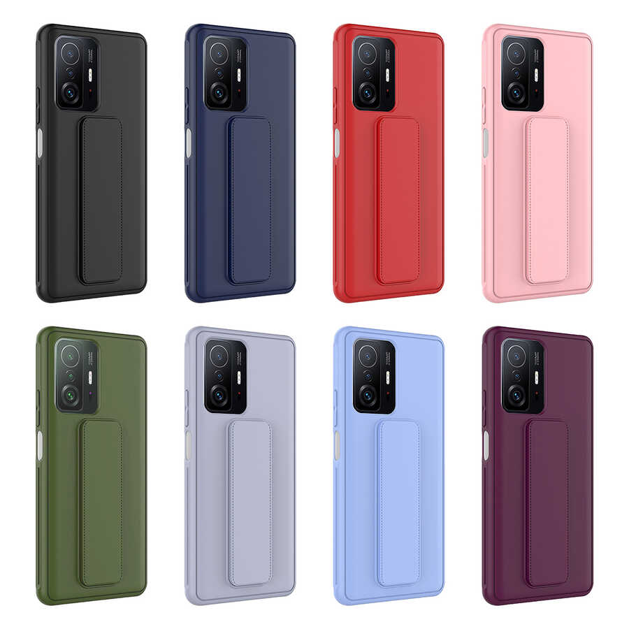 Xiaomi Mi 11T Pro 5G Uyumlu Kılıf Zore Qstand Kapak - 2