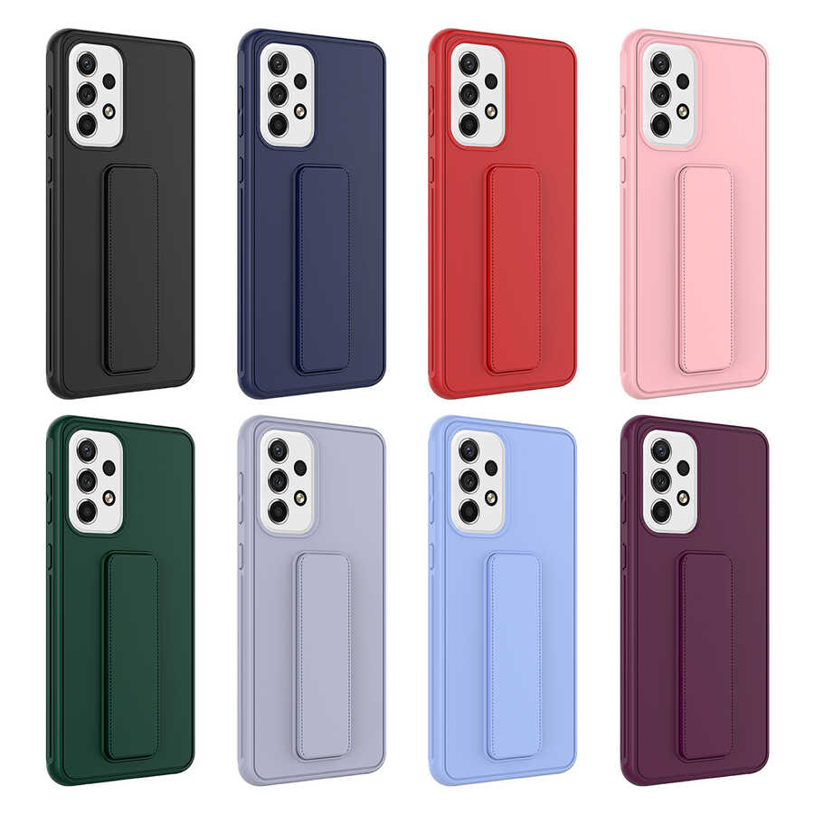 Samsung Galaxy A32 4G Uyumlu Kılıf Zore Qstand Kapak - 1