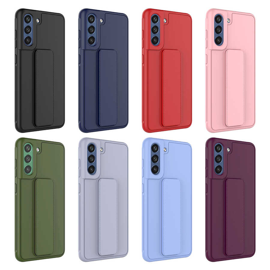 Samsung Galaxy S21 FE Uyumlu Kılıf Zore Qstand Kapak - 2