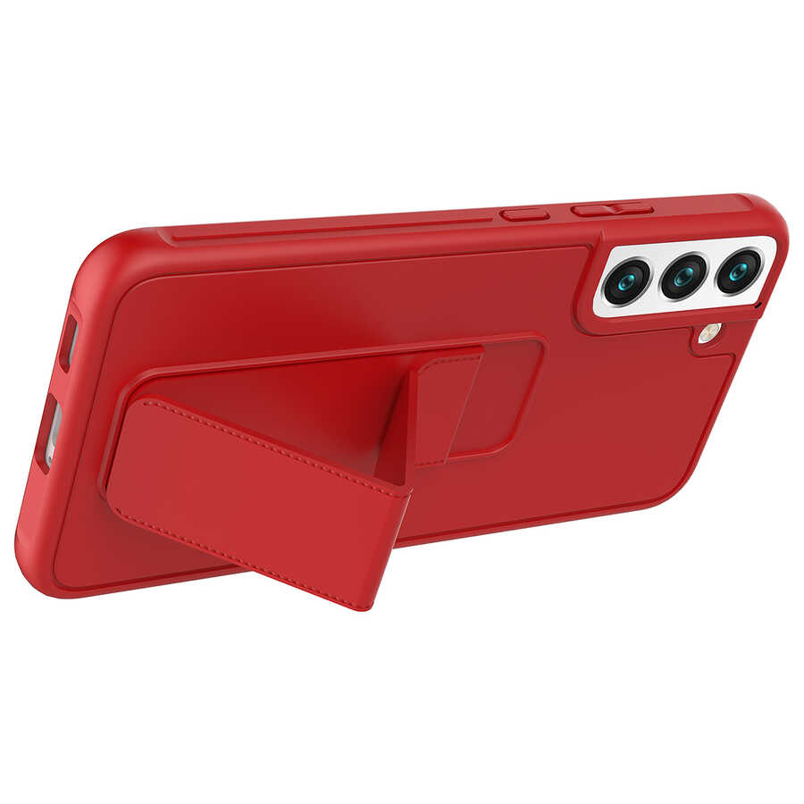 Samsung Galaxy S22 Plus Uyumlu Kılıf Zore Qstand Kapak - 1