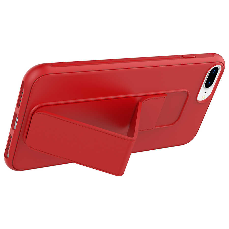 Apple iPhone 8 Plus Uyumlu Kılıf Zore Qstand Kapak - 1