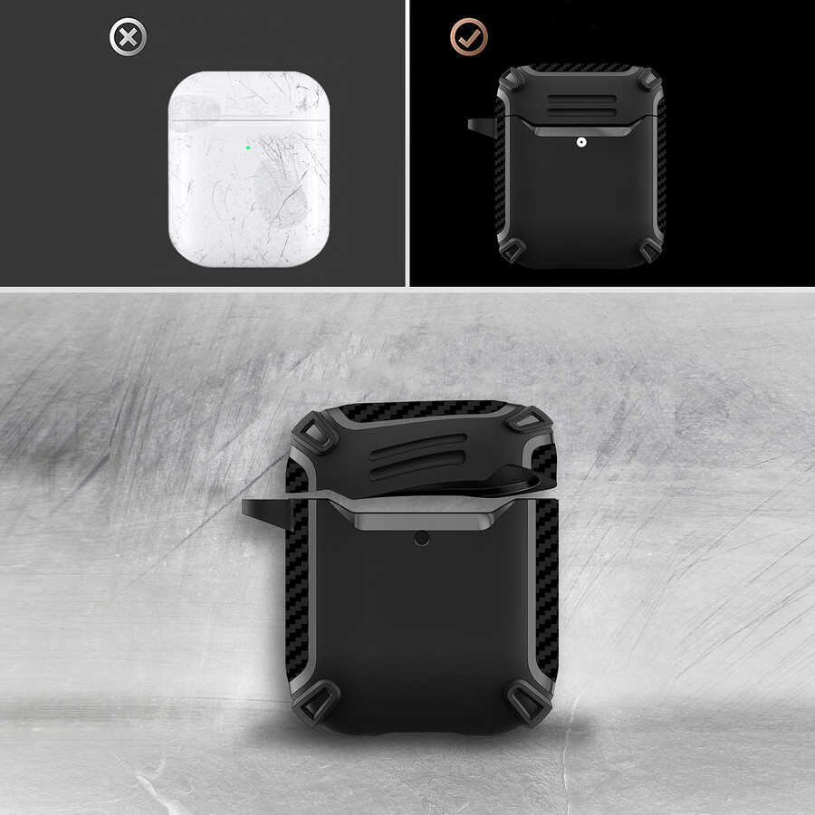 Apple Airpods Uyumlu Kılıf Zore Airbag 26 Silikon - 6
