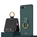 Samsung Galaxy Z Flip Uyumlu Kılıf Zore Flip Ring Kıpta Kapak - 7