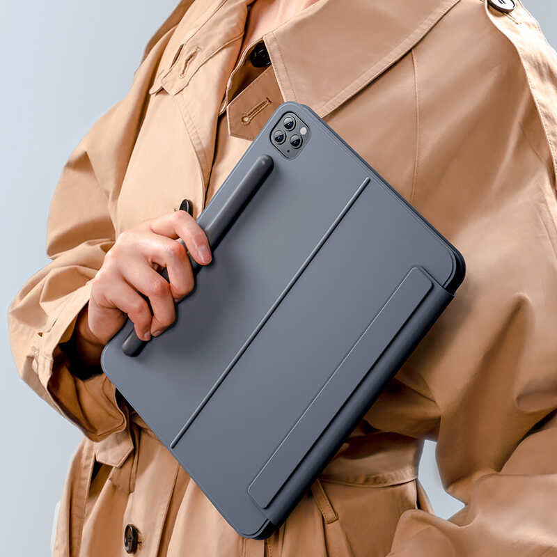 Apple iPad Pro 11 2018 Uyumlu Benks KB01 Kablosuz Klavyeli Kılıf - 9