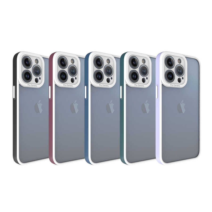 Apple iPhone 13 Pro Uyumlu Kılıf Zore Mima Kapak - 1