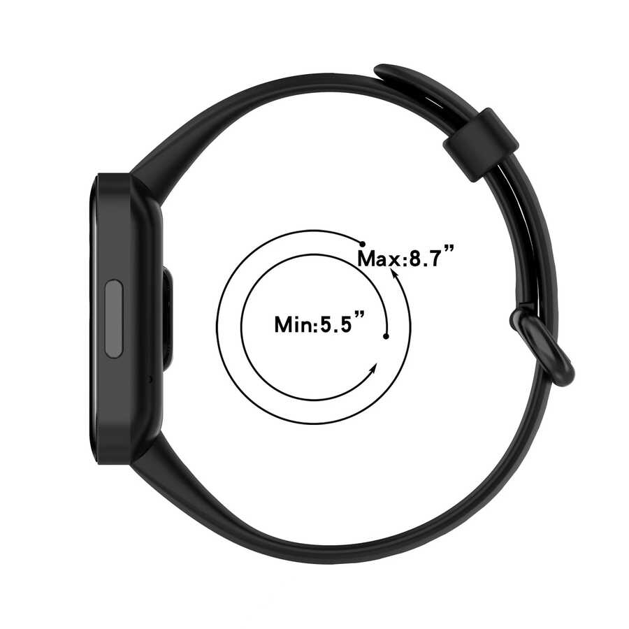 Xiaomi Redmi Watch 2 Lite Uyumlu Zore Klasik Kordon - 3
