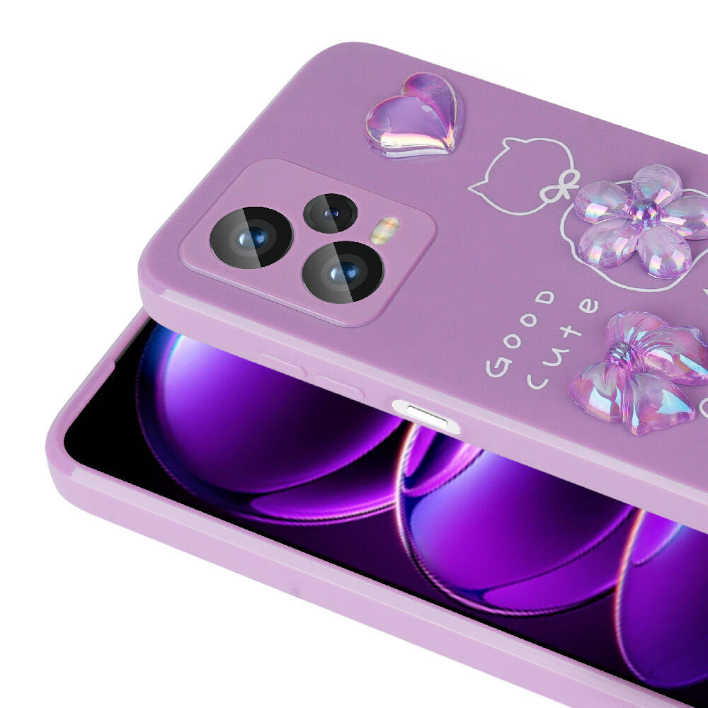 Xiaomi Redmi Note 12 4G Uyumlu Kılıf Kabartma Figürlü Parlak Zore Toys Silikon Kapak - 2