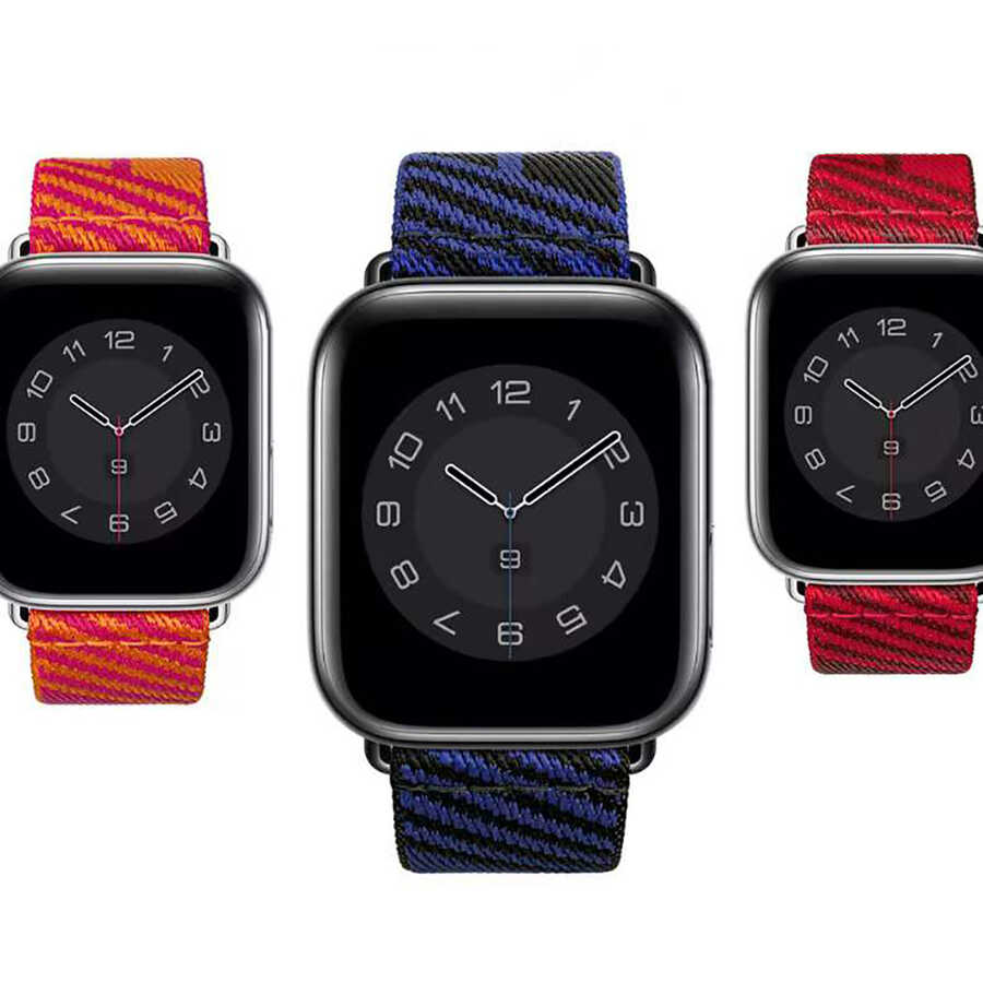 Apple Watch 7 41mm Uyumlu KRD-51 Hasır Kordon - 6