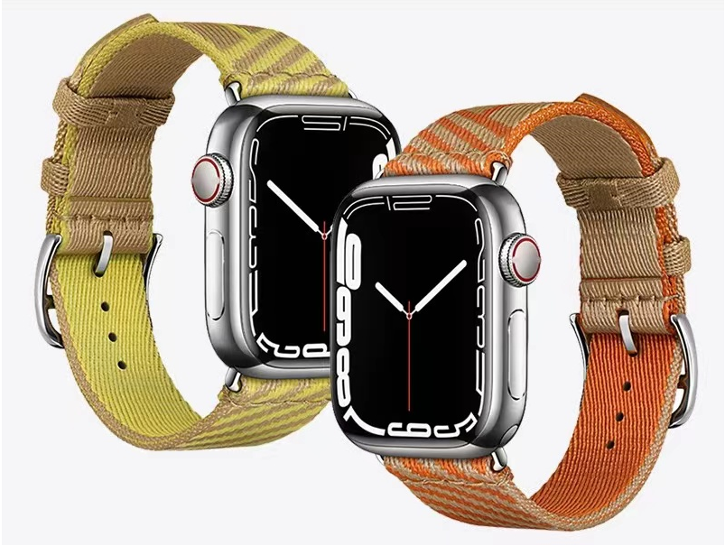 Apple Watch 7 41mm Uyumlu KRD-51 Hasır Kordon - 10