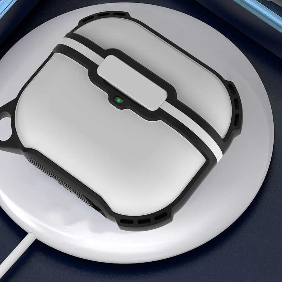 Apple Airpods 3. Nesil Uyumlu Zore Airbag 16 Silikon 1-1 Su Geçirmez Kılıf - 5