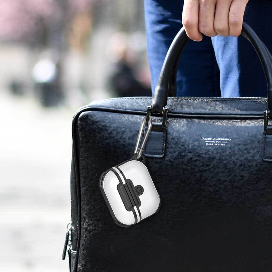 Apple Airpods 3. Nesil Uyumlu Zore Airbag 16 Silikon 1-1 Su Geçirmez Kılıf - 10