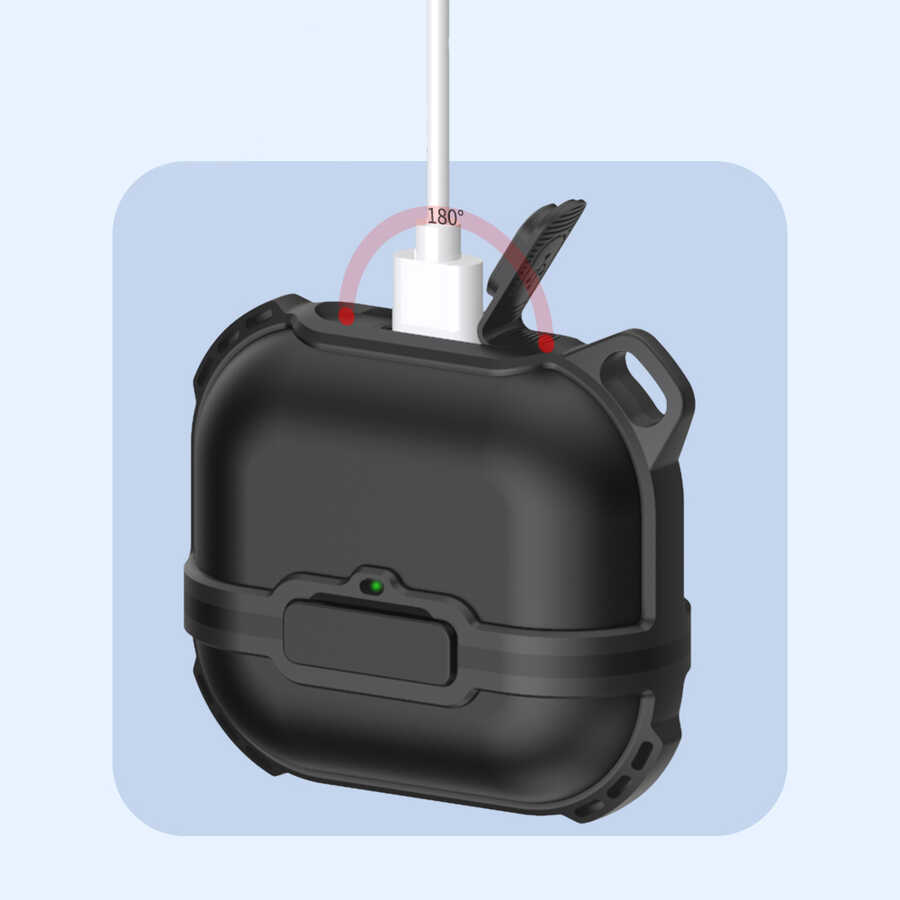 Apple Airpods 3. Nesil Uyumlu Zore Airbag 16 Silikon 1-1 Su Geçirmez Kılıf - 15