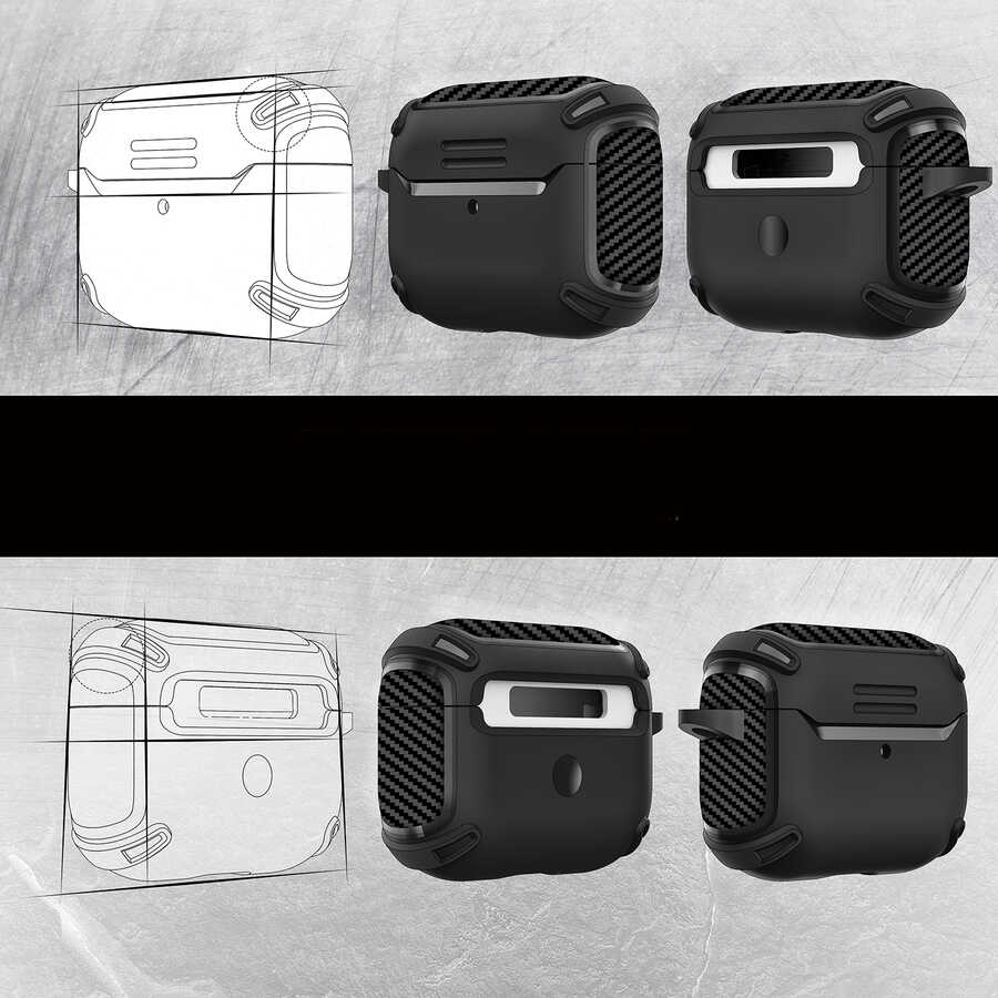 Apple Airpods Pro Uyumlu Kılıf Zore Airbag 26 Silikon - 4